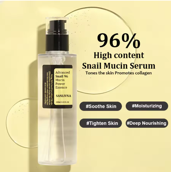 Advanced Snail Mucin 96% Korean Skin Care Facial Essence (Anti-Aging)