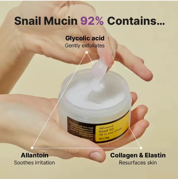 Advanced Snail Mucin 92% Snail Anti-aging Repair Cream