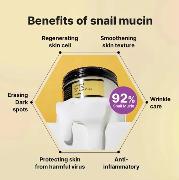 Advanced Snail Mucin 92% Snail Anti-aging Repair Cream